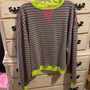 We The Free (FP) striped crewneck sz S